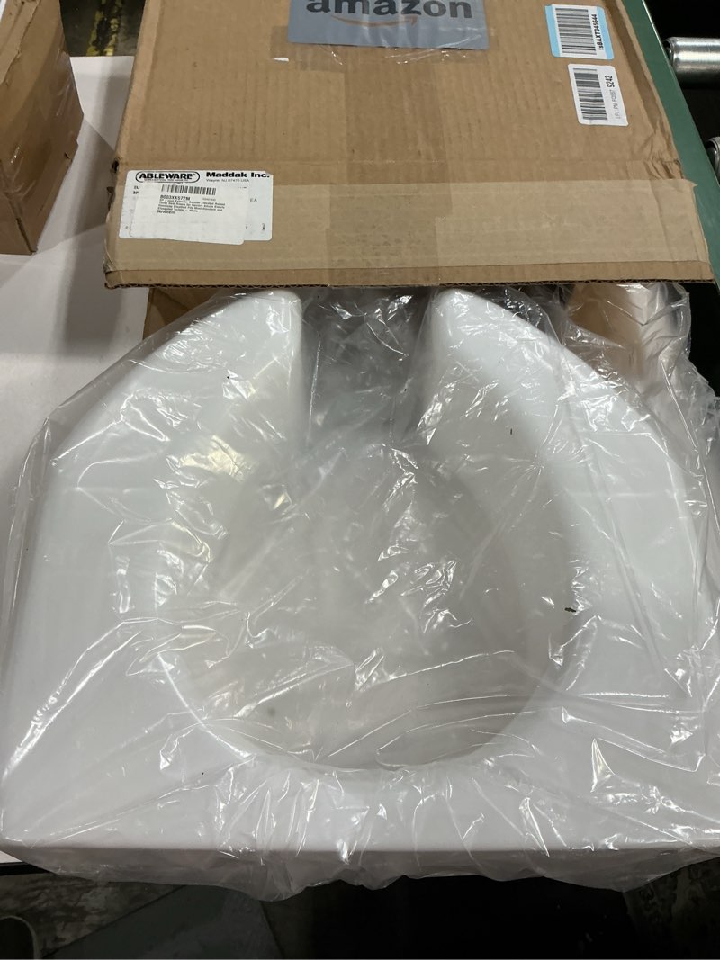 Condition photo showing New/Like New for SP 3 Inch Extender Booster Elevated Raised Toilet Seat Risers for Seniors Adults Elderly Handicap Disabled Fits Most Standard and Elongated Toilets - White