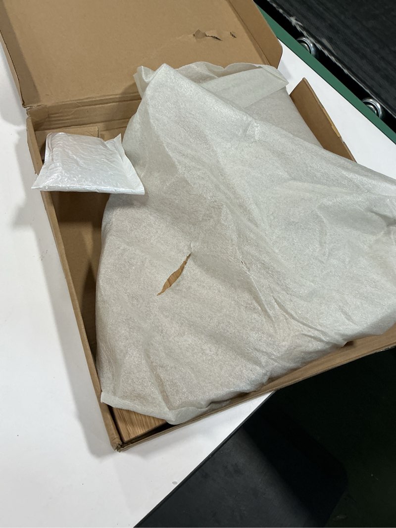 Condition photo showing Good Condition for Corner Shelf, Solid Oak Wood Floating Corner Shelves Wall Mount Round End with Wire Hole for Small Plant Photo Frame for Bedroom Kitchen, Living Room 13.78in Oak