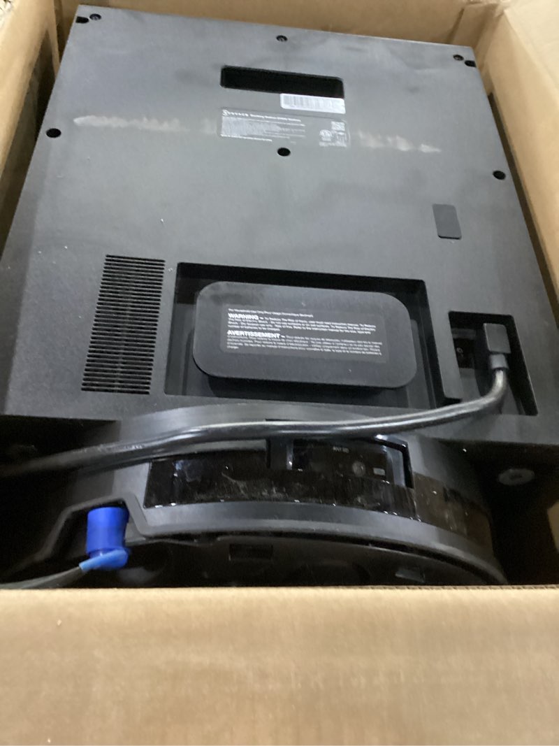 Condition photo showing As Is for Not Tested ***ECOVACS DEEBOT X11 OmniCyclone Robot Vacuum and Mop, PowerBoost Charging, OZMO Roller 2.0 Instant Self-Washing Mop, 19,500Pa Blast Suction, Bagless OmniCyclone Station, AIVI 3D Smart Navigation