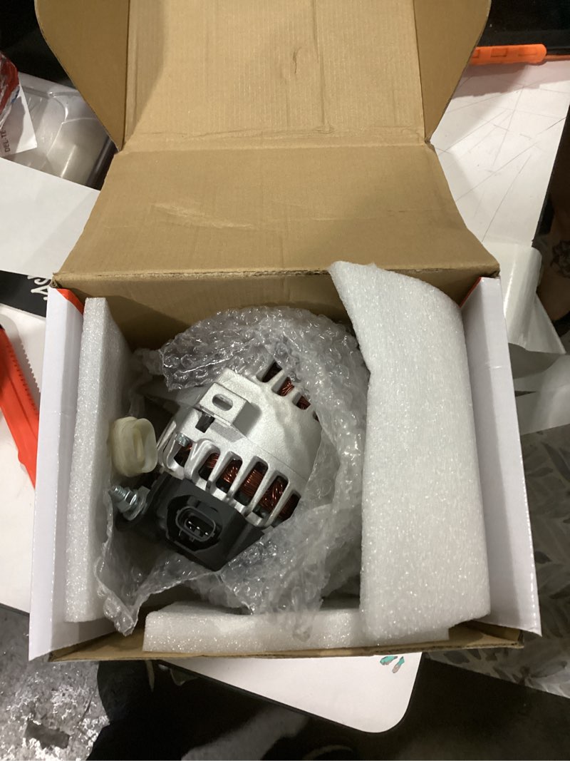 Condition photo showing As Is for alternator compatible with 2011-2017 elantra 2012-2013 soul 2014-2016 forte 1.8l 2.0l l4 replace for 11610 373002e200 2610428