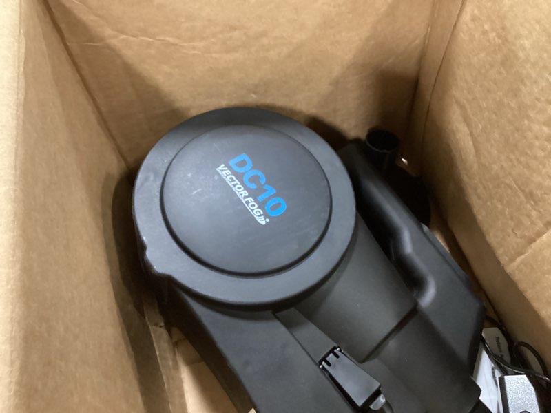 Condition photo showing As Is for DC10 Battery-Powered ULV Fogger Portable Lightweight, Adjustable Droplet Size (5-50 microns) 1L Tank Capacity 7m Spray Range FDA Device for disinfectants Ideal for Precision fogging