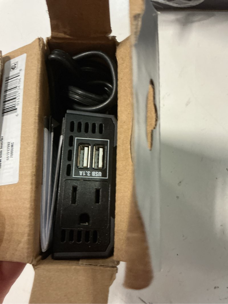 Condition photo showing As Is for everstart 100 watts vehicle power inverter