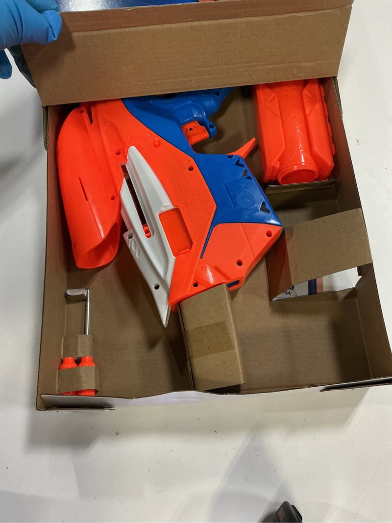Condition photo showing Good Condition for nerf n series pinpoint blaster  clip  18 n1 darts for boys and girls  ages 8+