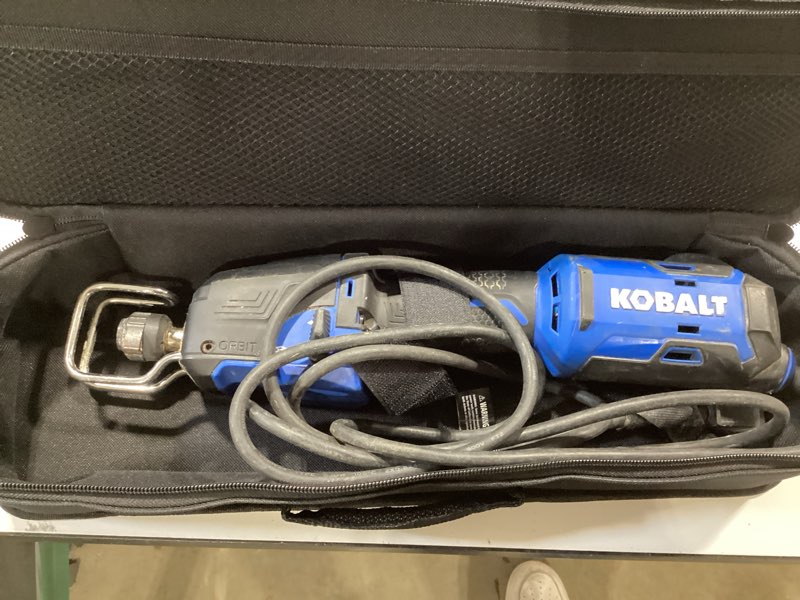 Condition photo showing Good Condition for kobalt 6-amp keyless variable speed corded reciprocating saw