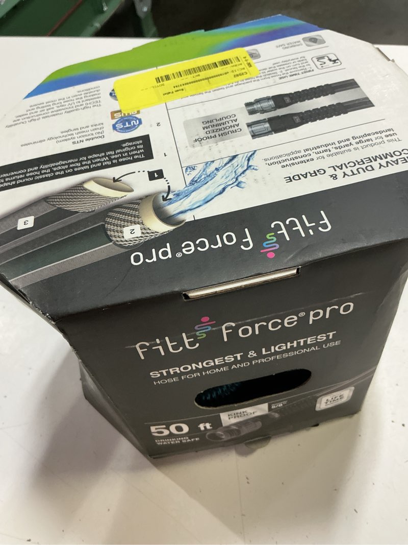 Condition photo showing Good Condition for fitt force pro 5/8 in. d x 50 ft. l heavy duty premium grade garden hose