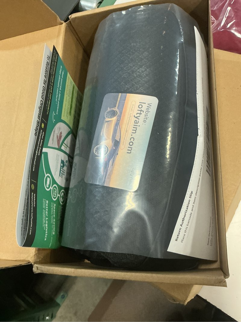 Condition photo showing New/Like New for lumbar support pillow for car, memory foam lumbar pillow for lower back pain relief - back cushion for driving, chair support for car-office chair, wheelchair - black