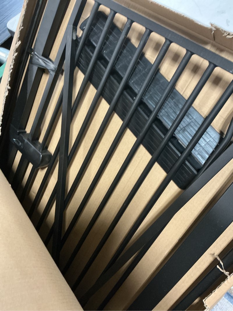 Condition photo showing Good Condition for Lumizone Extra Tall Cat Gate 55.12" High Pressure Mounted Extra Wide 2025 New (17 Sizes) 1.37" Gap No Drilling Auto-Close One-Handed Operation Tall Pet Gate for Dogs (Black, 29.92"-34.24"/76-86.5cm) 29.92"-34.24"/76-86.5cm Black