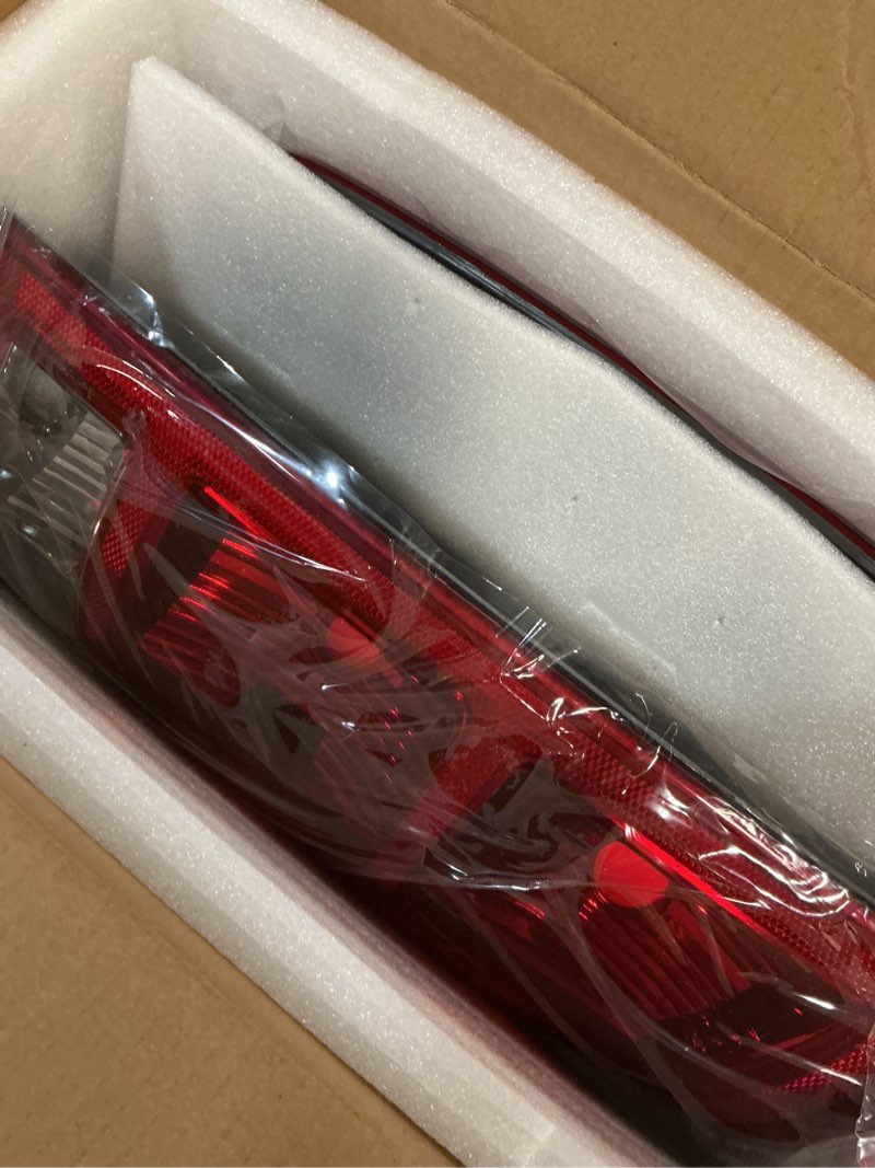 Condition photo showing New/Like New for tail lights fit for 2002-2006 dodge ram 1500/2500 / 3500 2002 2003 2004 2005 2006 rear brake stop tail lamps taillights driver and passenger side without bulbs and wiring harness pair
