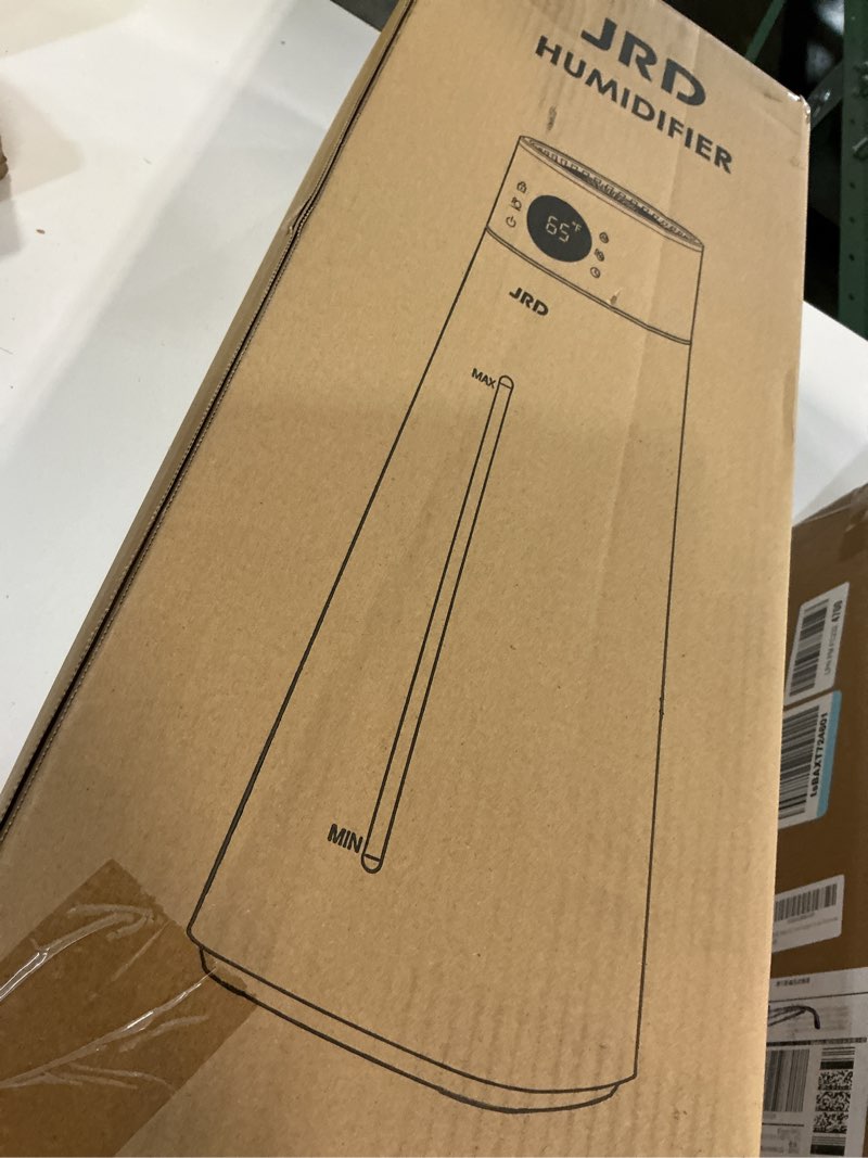 Condition photo showing As Is for JRD Humidifier Large Room 8L/ 2.1Gal, Ultrasonic Cool Mist for Bedroom, Quiet Humidifier with Remote Control, 10 Mist Modes, 24H Timer, Night Light, AI Mode, 40H Run for Home Office Baby Pets Plants