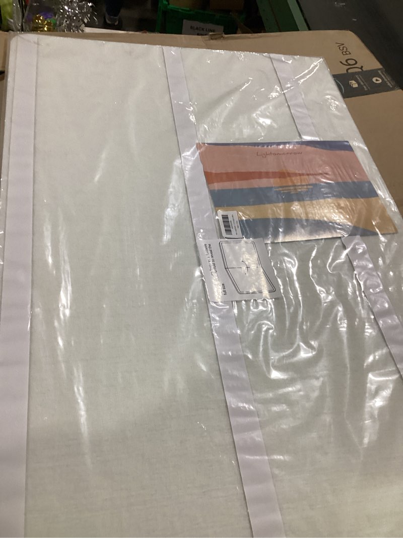 Condition photo showing Good Condition for large bulletin board - 48 x 36 inches, decorative felt pin board for wall - 4' x 3' foldable photo display board with self-adhesive tape, includes 20 push pins - white white 48×36 inches