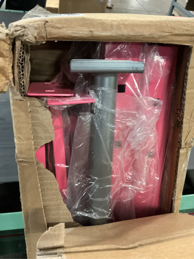 Condition photo showing New/Like New for safly fun gymnastics bar for kids ages 3-15 | sturdy steel home gym, adjustable height (3 to 5 ft) with anti-slip base, easy assembly pink