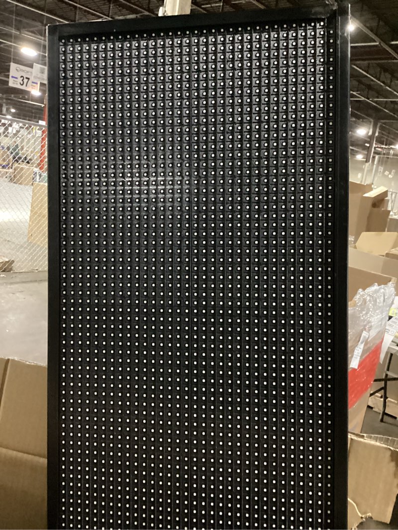 Condition photo showing As Is for P10 Programmable Scrolling LED Sign 40"×14" LED Display, 4000cd/m³ High Brightness Led Display with WIFI+USB, Indoor Outdoor Digital Sign Led Sign, SMD Technology Open Sign for Advertising