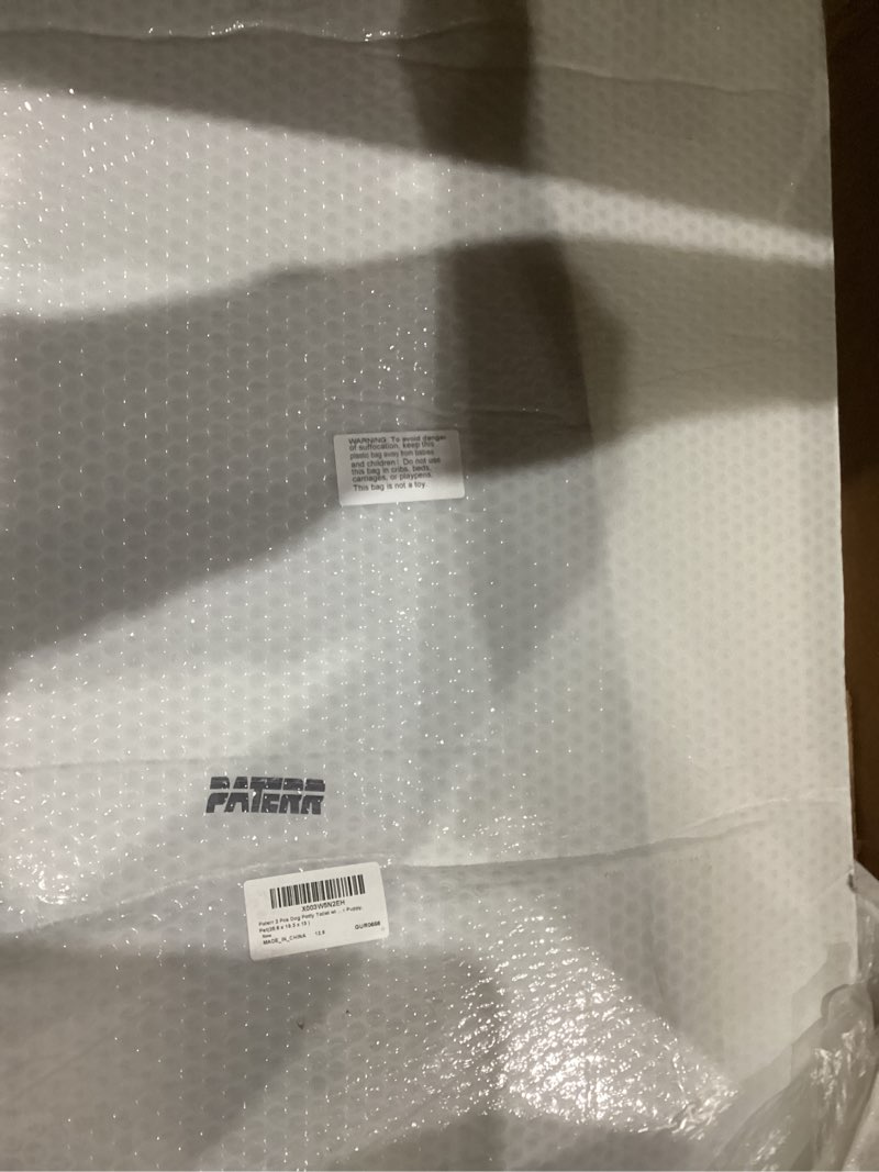 Condition photo showing As Is for Paterr 2 Pcs Dog Potty Toilet with Removable Splash Wall Pet Indoor Dog Mesh Training Toilet Portable Training Pee Pads Holder Litter Box with Pee Wall for Puppy, Pet(25.6" x 19.3" x 13")