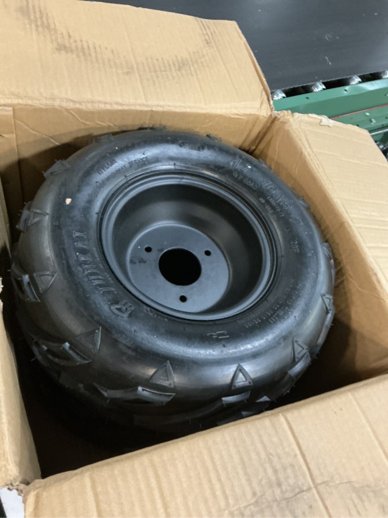 Condition photo showing Good Condition for 16x8-7 atv wheels, 3 lug 16x8-7 tubeless tires for kazuma quad atv go kart utv 125cc 150cc off road tyres 3 holes rim set of 2