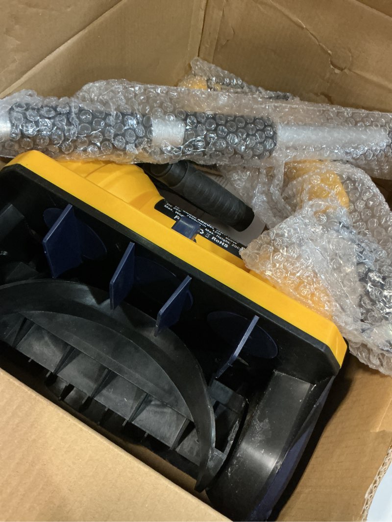 Condition photo showing Good Condition for Cordless Electric Snow Shovel, Brushless 12-Inch Width 6-Inch Depth Snow Blower, Lightweight Snow Thrower Machine, Efficient Snow Removal with Battery and Charger, 2 Batteries