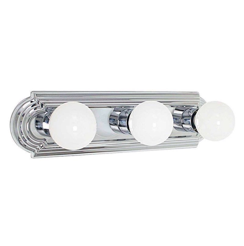Luminance Sunset Lighting F3540-15 Three Light Vanity ? Dimmable ? With Polished Chrome Finish