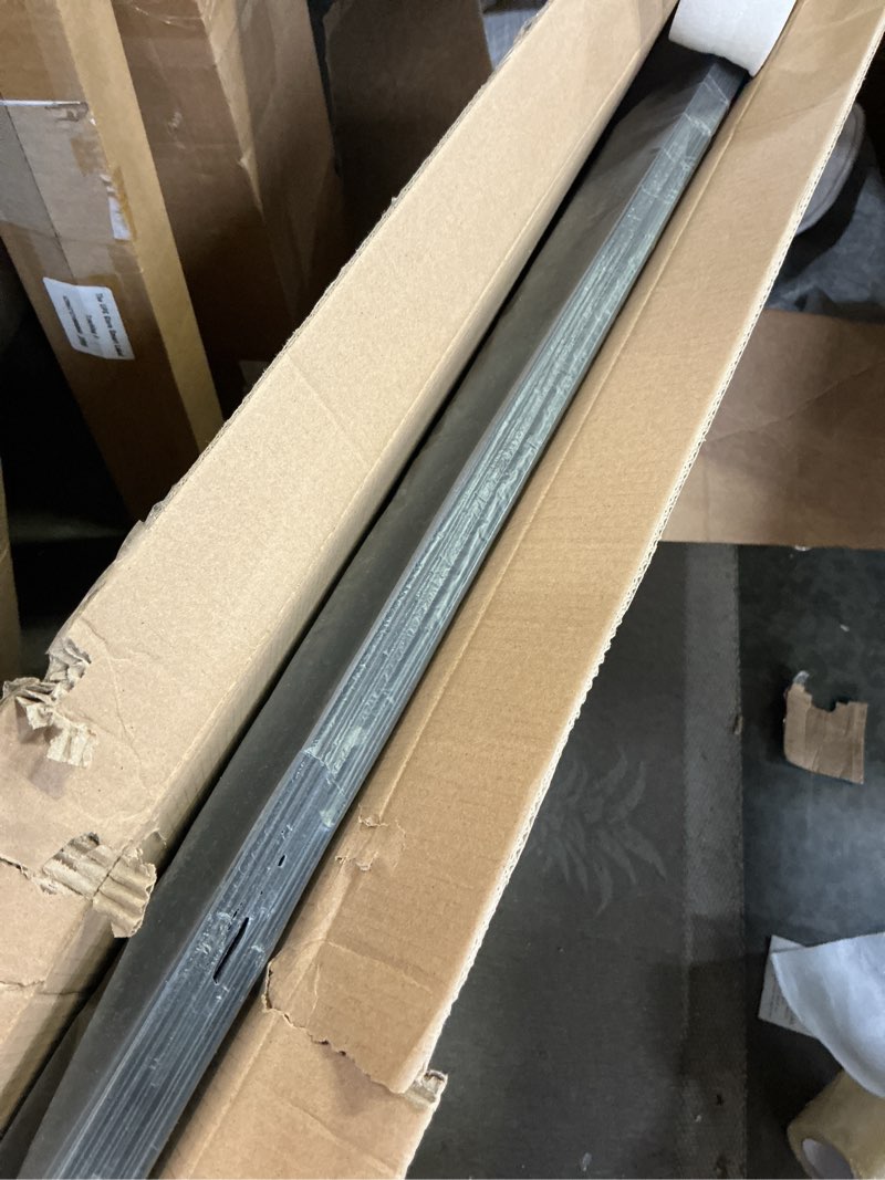 Condition photo showing Good Condition for art3d 12-pack drop ceiling tiles 2x4 ft, pvc decorative ceiling covering panels for basement kitchen bathroom, 24x48 inch, cover 96 sq. ft, smooth black smooth black 24x48 inch