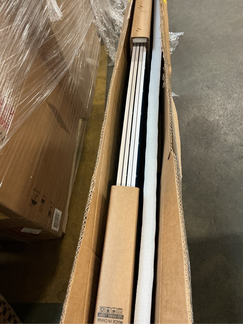 Condition photo showing Good Condition for 2x4 LED Flat Panel Light Drop Ceiling Light Office Fixture,4Pack 7800LM 5000K Commercial Shop Fixture,0-10V Dimmable,Edge-Lit Recessed 2x4 Troffer Light for School Hospital,ETL Listed,110-277V AC