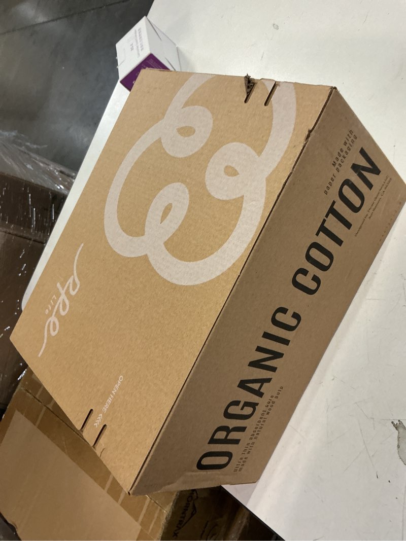 Condition photo showing New/Like New for 100% Organic Overnight Pads for Women, Ultra Thin Extra Heavy Flow Menstrual Sanitary Napkins with Wings Cotton Extra Coverage Period-Pads Super Absorbency Feminine Pad (Overnight, Size 5, 72 Ct) Overnight (Size 5) Overnight, Size 5, 72 Count