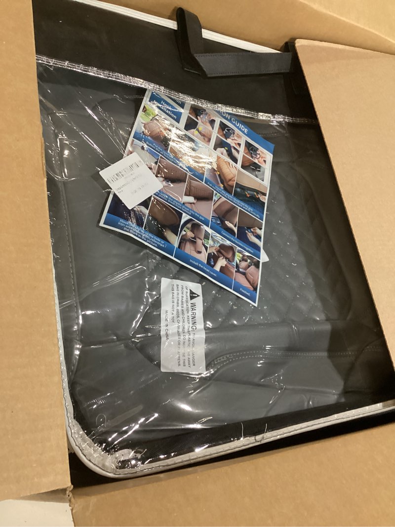 Condition photo showing Good Condition for chezope leather seat covers, grey car seat covers front pair, breathable car seat protectors, wear-resistant car accessories, universal fit for most cars,suvs truck (grey-diamonds, front pair) grey-diamonds front pair