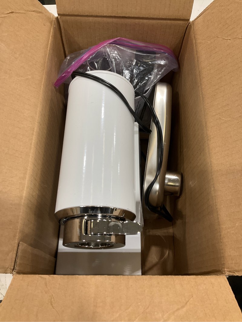 Condition photo showing As Is for Meat Grinder, Electric Meat Grinder with Sausage Stuffer Maker & Kubbe Kit, Metal-Body Meat Mincer with 3 Stainless Steel Grinding Plates & 2 Blades for Home Kitchen Using H10