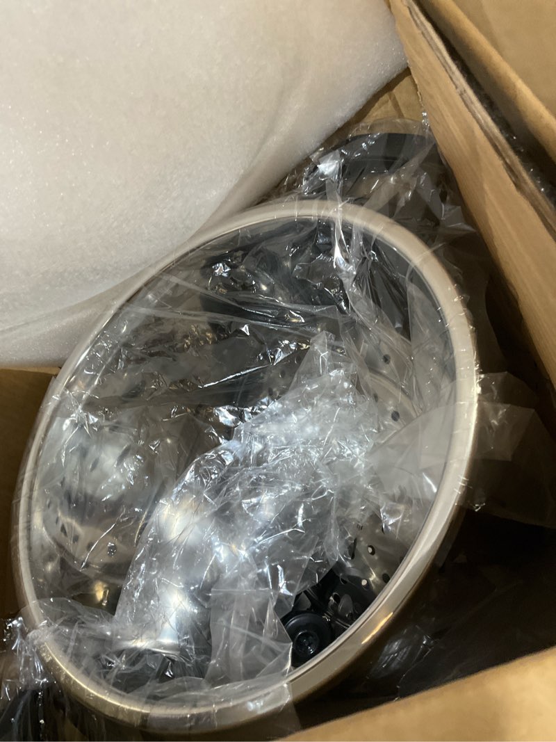 Condition photo showing Good Condition for 3-In-1 304 Stainless Steel Pressure Cooker 13 Quart: [Explosion-Proof] [3 PSI Settings], One-Hand Locking Pressure Canner, Induction Compatible, Glass Lid & Steamer Rack Included, Olla de Presion 13 Quarts