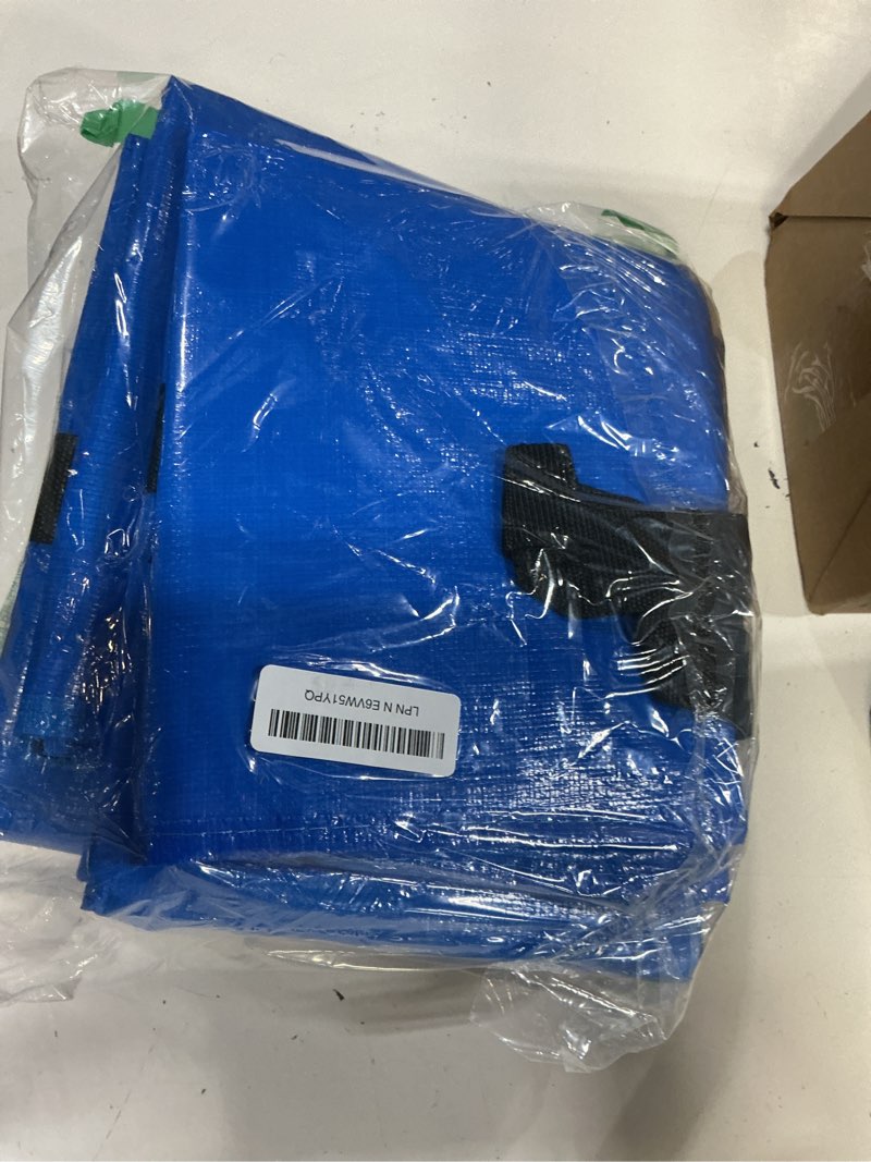 Condition photo showing New/Like New for extra large storage bags, 57 gallon xxl jumbo large moving bags heavy duty | 4 pack clothes storage totes bins moving boxes supplies, foldable travel duffle bag, christmas tree bag,42x23x13.5 inch blue - 4 pack 42" x 23" x 13.5"