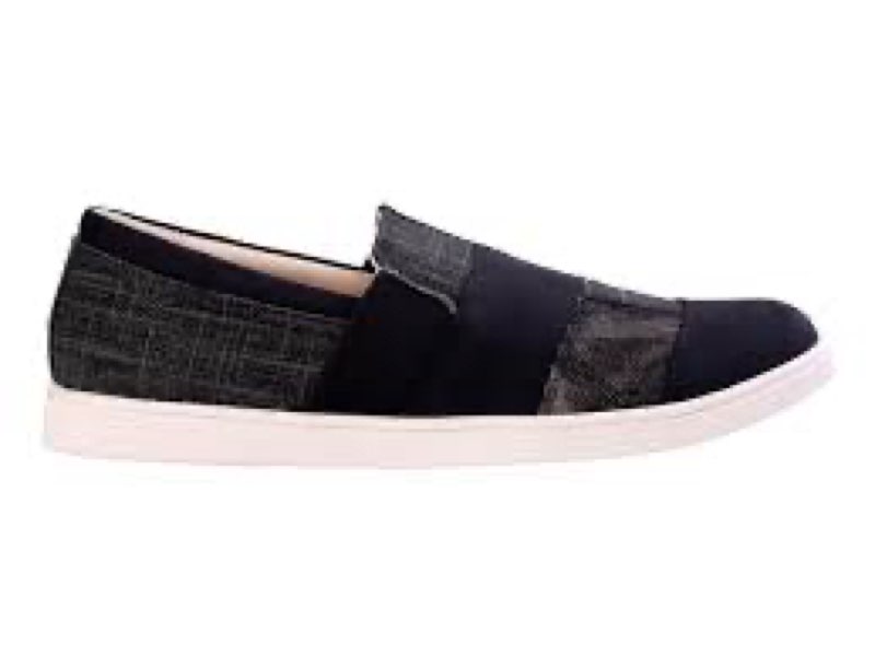 revitalign women's lydia patchwork, black, 8.5