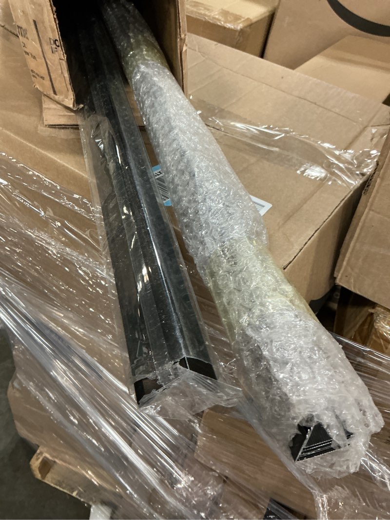 Condition photo showing Good Condition for aluminium alloy metal corner guards 10 pcs wall corner protector 1.2" x 1.2" x 48" wall corner protection decoration black pack of 10 corner guards 20 ga/1 mm thickness