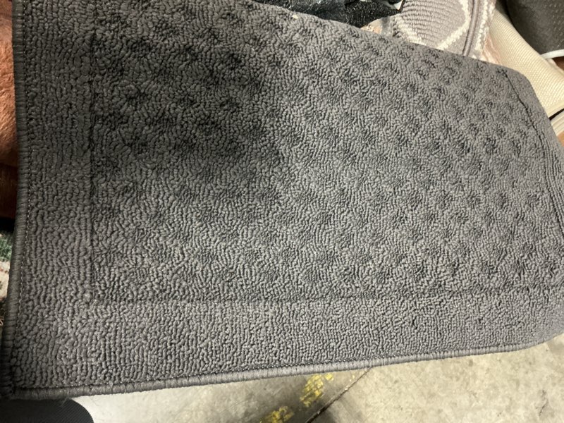 color&geometry small ultra thin indoor door mat non slip rubber backed 2’ 