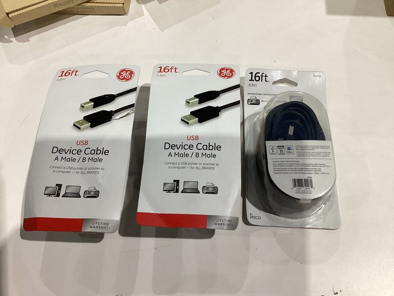 Condition photo showing New/Like New for Similar. Danfetsoy USB 2.0 to USB B Printer Cable 16Ft, USB B Male to Type A Male Cable for MacBook Pro, Air, DJ Controller, Printer, Scanner, Fax Machine, Midi Keyboard, etc (5m/16feet) 16 Ft