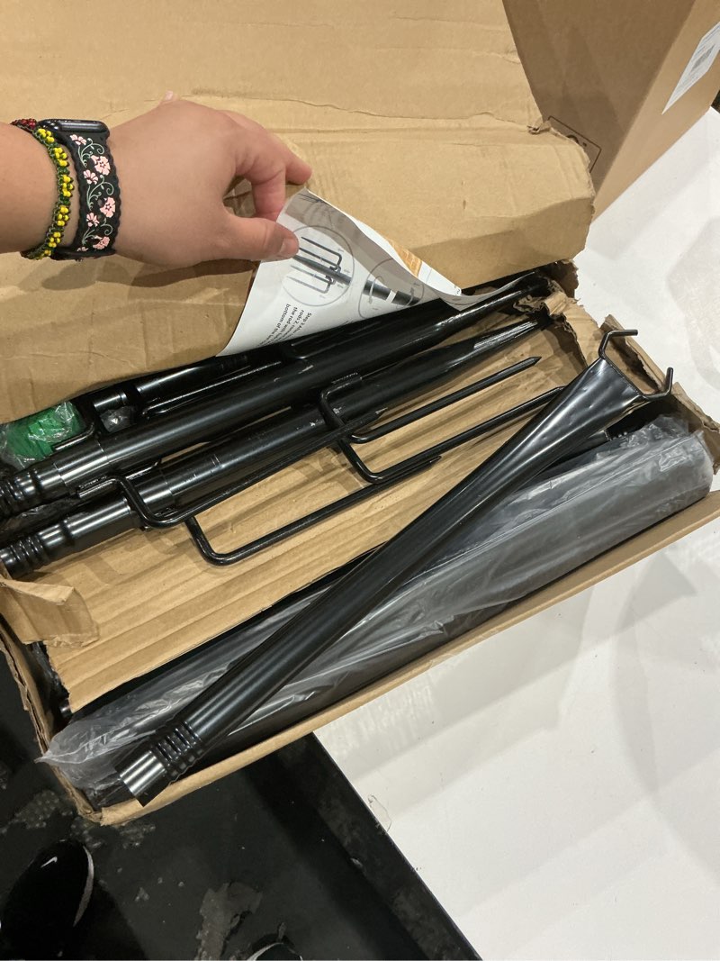 Condition photo showing Good Condition for outdoor string light poles rustproof adjustable metal stand v