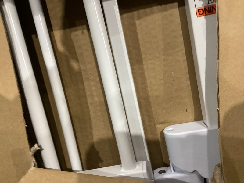 Condition photo showing Good Condition for Cumbor 2 Pack 29.7-46" Baby Gate for Stairs, Mom's Choice Awards Winner-Auto Close Dog Gate for doorways, Easy Install Pressure Mounted Pet Gates indoor, Easy Walk Thru Wide Safety Gate for Dog, White White 29.7-46"W x 30.5"H (2 Pack)