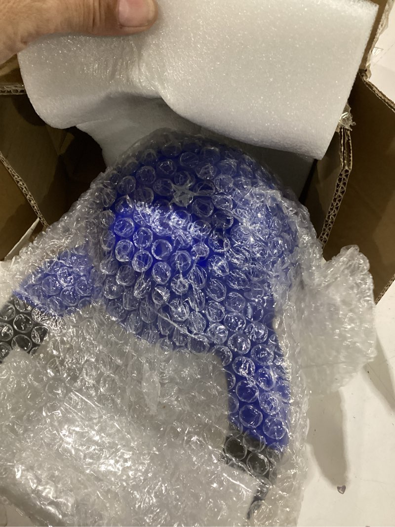 Condition photo showing New/Like New for yes4all kettlebell, 5-100 lb vinyl coated cast iron strength training kettlebells for home gym exercises, fitness, full body workout equipment, push ups, and grip strength d. 20lb - dark blue vinyl coated - pair