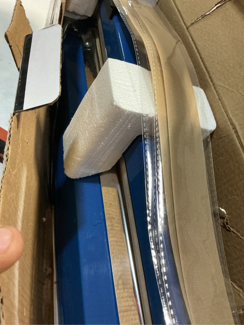 Condition photo showing New/Like New for 16 Inch Impulse Heat Sealer Machine for Plastic Bags PE PP Bags and Kraft Paper Bag, Cookie Bag Sealer, Manual Poly Bag Hot Seal Sealing Machine with Extra Replace Element Grip 16 inch-3mm Sealing Width Blue