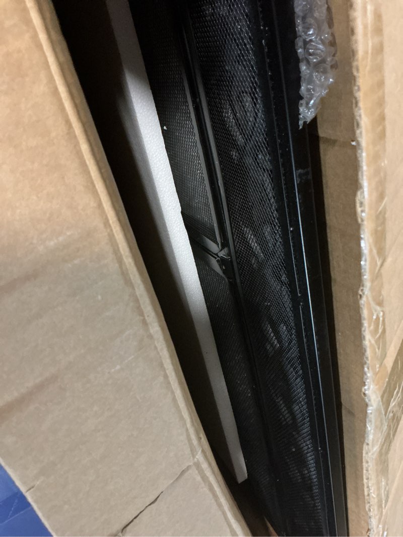 Condition photo showing Good Condition for plow & hearth metal fireplace screen scrollwork black | 38" w x 31" h | dual magnetic hinged doors | spark guard cover | stand alone wrought iron panel fire place cover