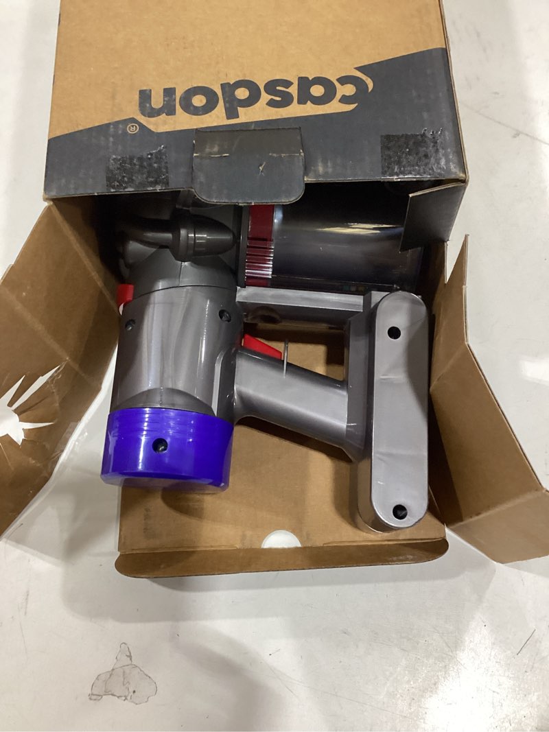Condition photo showing As Is for Casdon Dyson Cordless Vacuum Interactive & Officially Licensed Toy Dyson Vacuum For Children Aged 3+ Realistic Role-Play Fun, Purple and Orange