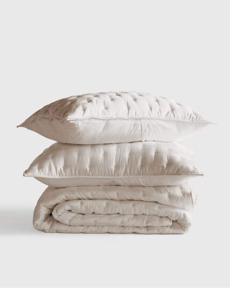 bamboo dream quilt set (108 in x 92 in )