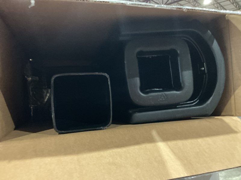 Condition photo showing As Is for step2 post mount black plastic standard mailbox