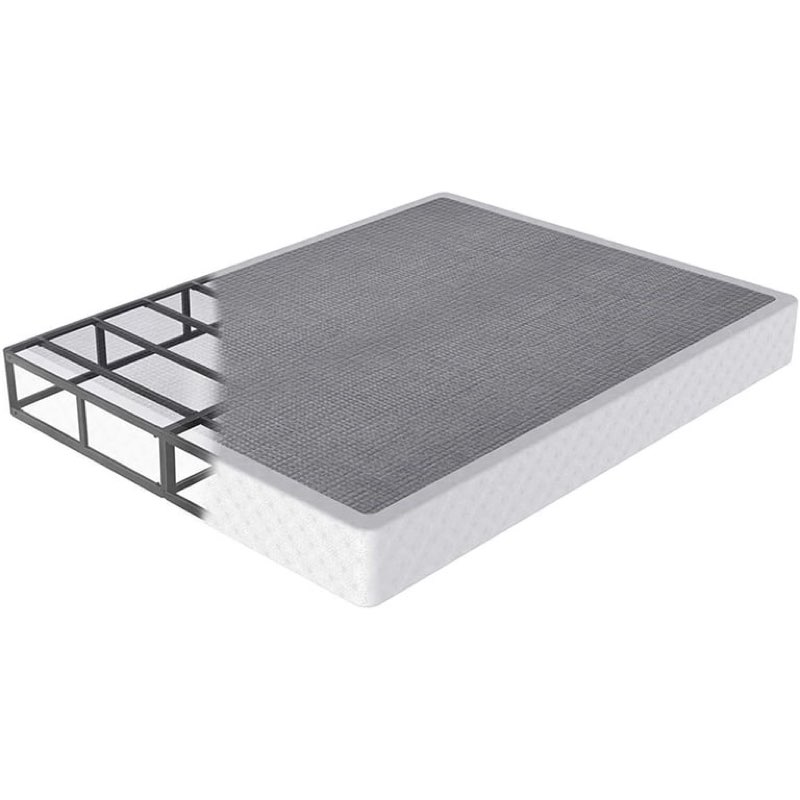 (Size unknown ) QFTIME 9\" Metal  Box Spring, Mattress Foundation, Heavy-Duty, Easy Assembly