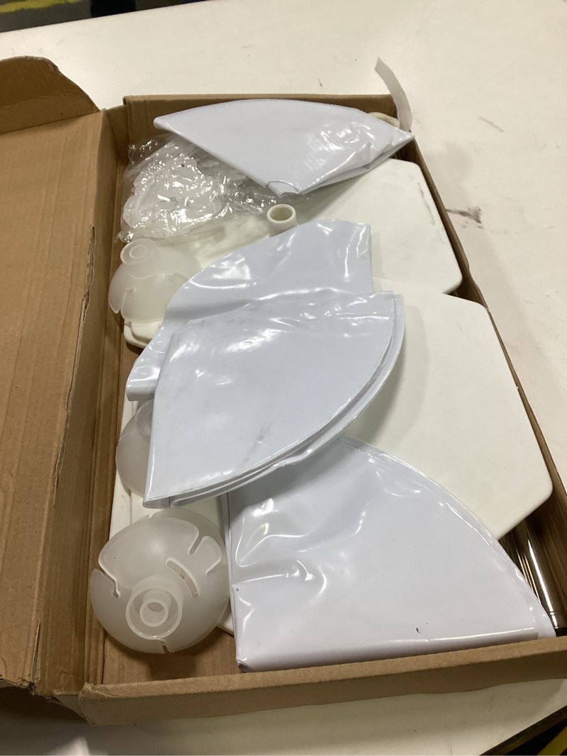 Condition photo showing As Is for Balloon Stand Set of 4, Reusable Metal Balloon Column Stand Kits, 7FT Adjustable Telescopin for Floor, Balloon Tower for Graduation, Birthday, Kids' Party, Party Decorations Balloon Stand 4