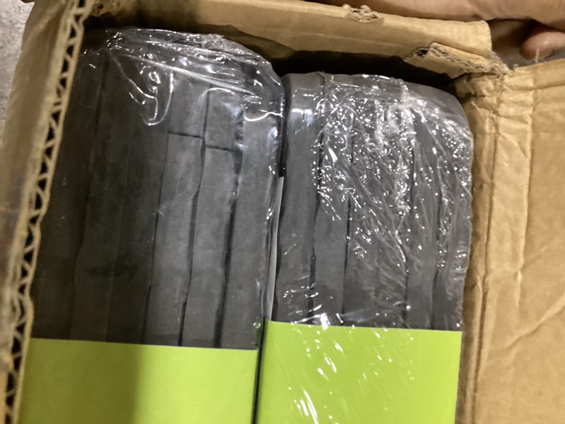 Condition photo showing Good Condition for prosourcefit puzzle exercise mat ½ in, eva interlocking foam floor tiles for home gym, mat for home workout equipment, floor padding for kids, black, 24 in x 24 in x ½ in, 48 sq ft - 12 tiles black 12 pack (48 sq ft)