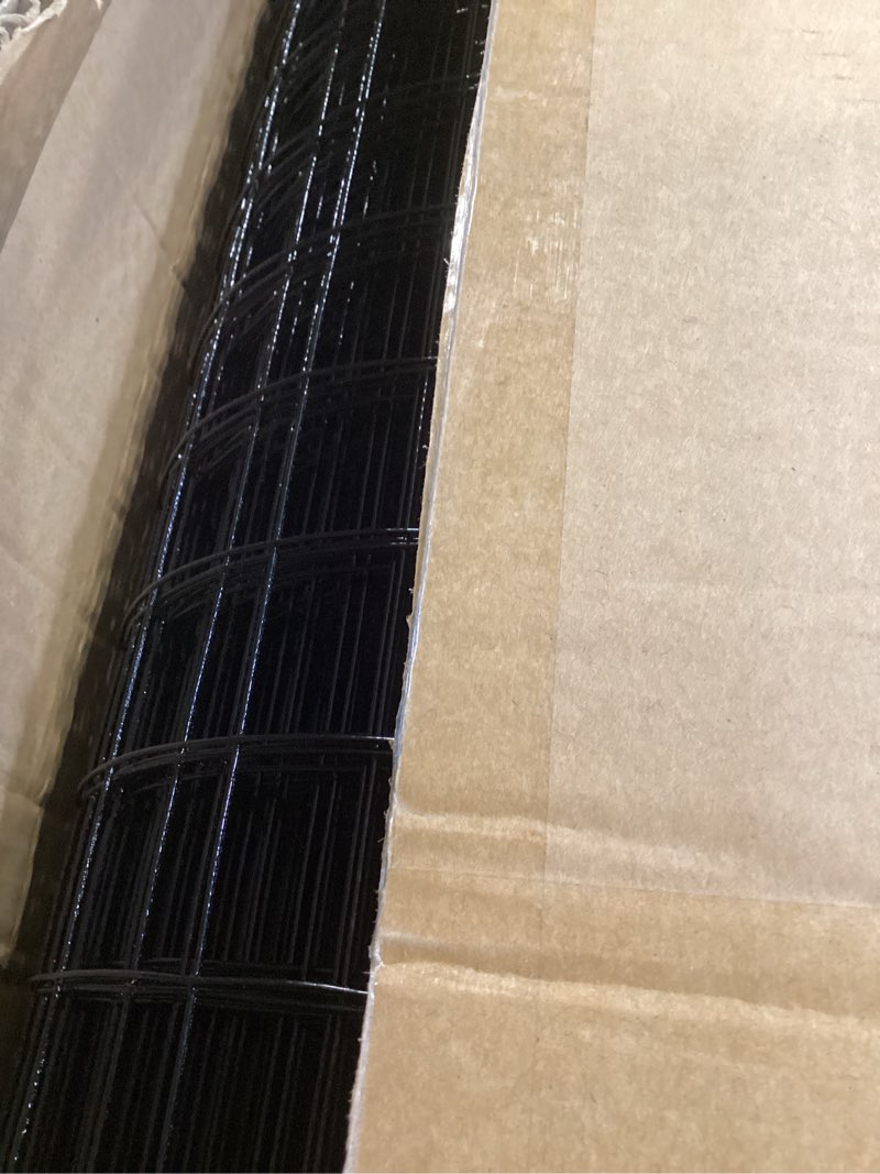Condition photo showing Good Condition for 48'' x 50' 1.5inch hardware cloth 16 gauge black vinyl coated welded fence mesh for home and garden fence and home improvement project