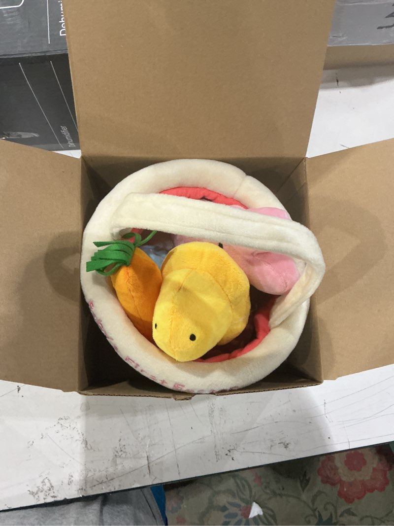 bunny chorus my first easter basket stuffers for babies, 6ct personalized baby's first easter basket