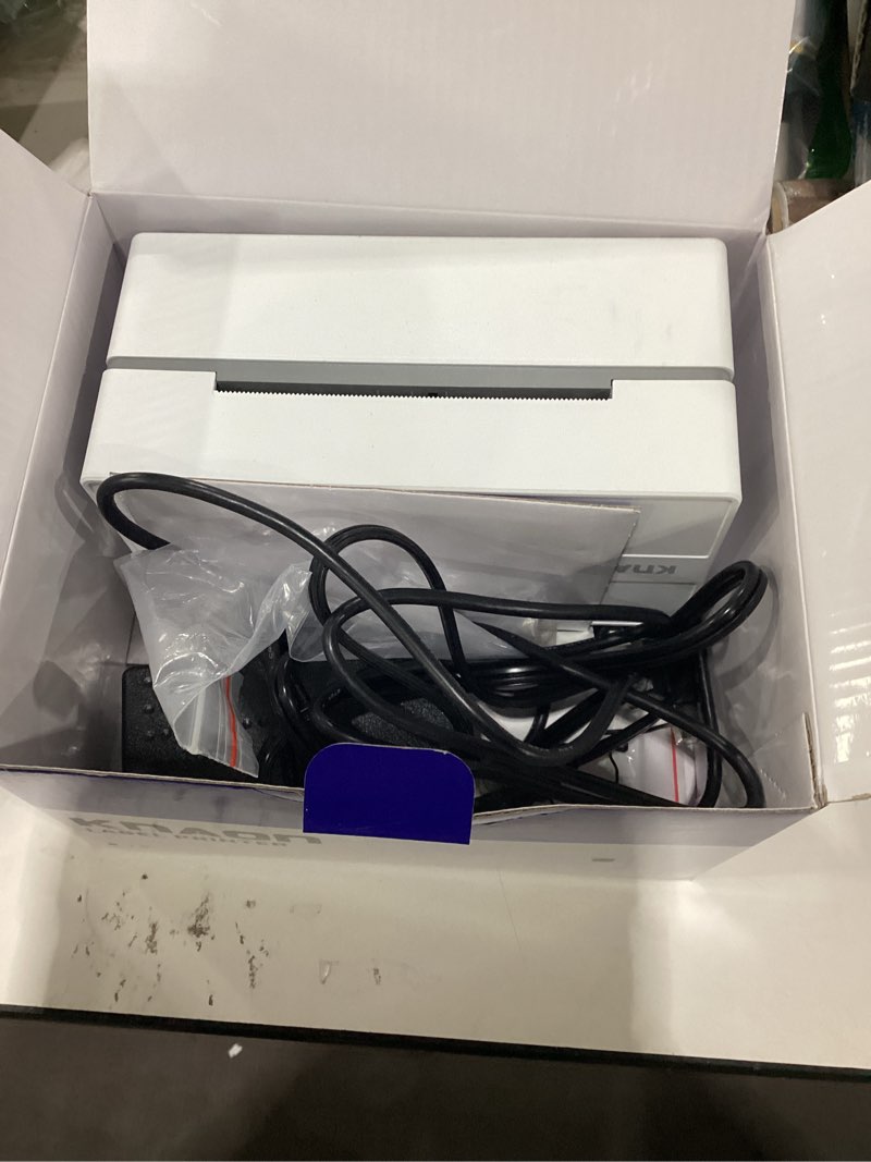 Condition photo showing As Is for Bluetooth Thermal Shipping Label Printer, 4x6 Wireless Thermal Address Label Printer for Small Bussiness, Compatible with iPhone,Android,Windows,Mac,Chromebook –Works with eBay Shopify USPS&More