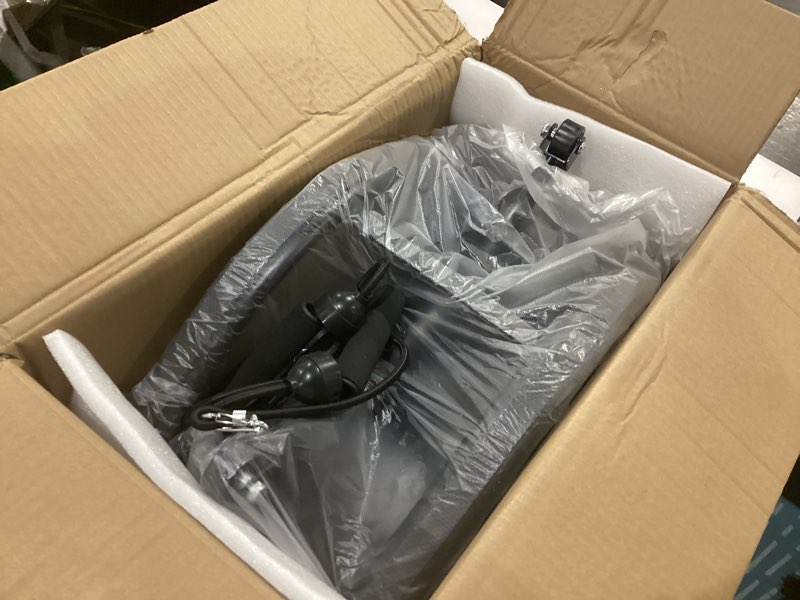 Condition photo showing New/Like New for the rock stepper side to side, u-shaped low-impact mini stepper, quiet lateral rocking step machine, compact stair stepper for home workout & leg glut black