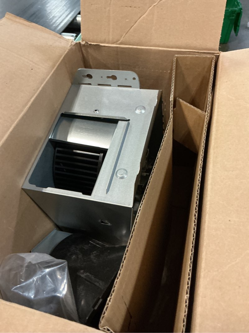 Condition photo showing As Is for broan-nutone 0.9-sone 60-cfm white lighted bathroom fan, energy star