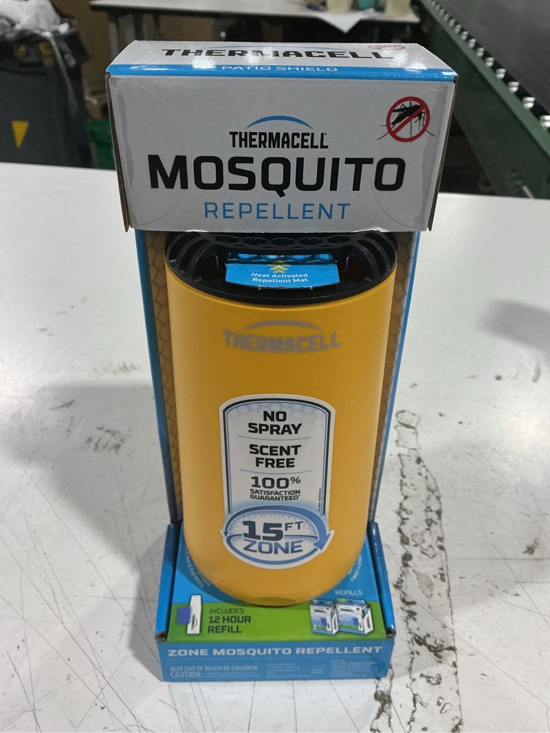 Condition photo showing New/Like New for thermacell patio shield mosquito repellent halo mini, citrus