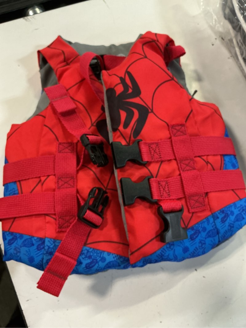 Condition photo showing Good Condition for swimways marvel swim trainer life jacket, us coast guard approved life vest kids swim vest, pool floats & life jackets for kids 33-55 lbs, spidey