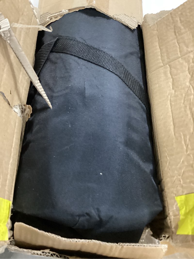 Condition photo showing As Is for Photo Backdrop Stand - Heavy Duty Banner Holder Adjustable Photography Poster Stand - Height Up to 8x8 ft for Trade Show, Photo Booth, Parties, Wedding, Birthday, Photoshoot Background